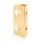 Prime-Line Prime-Line 12.72 in. H X 2-1/8 in. L Brass-Plated Brass Recessed Door Reinforcer U 9537 - alternate 1